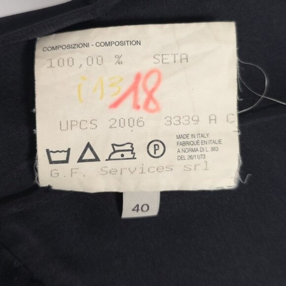 STELLA McCARTNEY ITALY MADE 100% SILK Women Mini Dress Black Strapless Size 40 - Picture 4 of 9